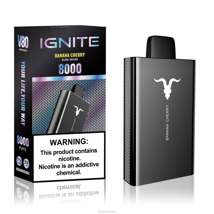 IGNITE vape nicotine - grapefruit munt IGNITE V80 vape-pen 0040T45
