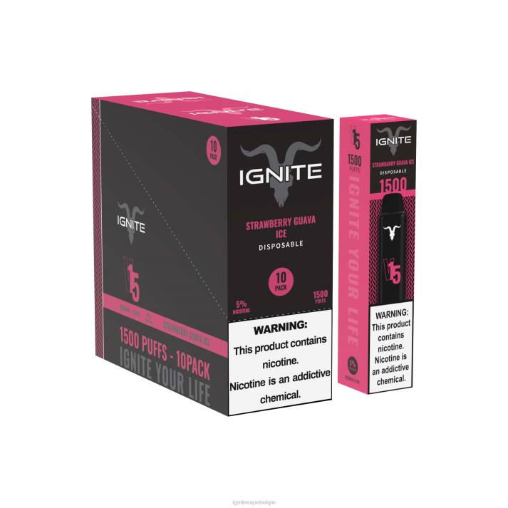 IGNITE tobacco vape - groene appel perzik kiwi IGNITE V15 vape-pen 10-pack 0040T101