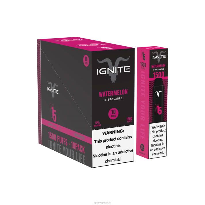 IGNITE tobacco vape - groene appel perzik kiwi IGNITE V15 vape-pen 10-pack 0040T101