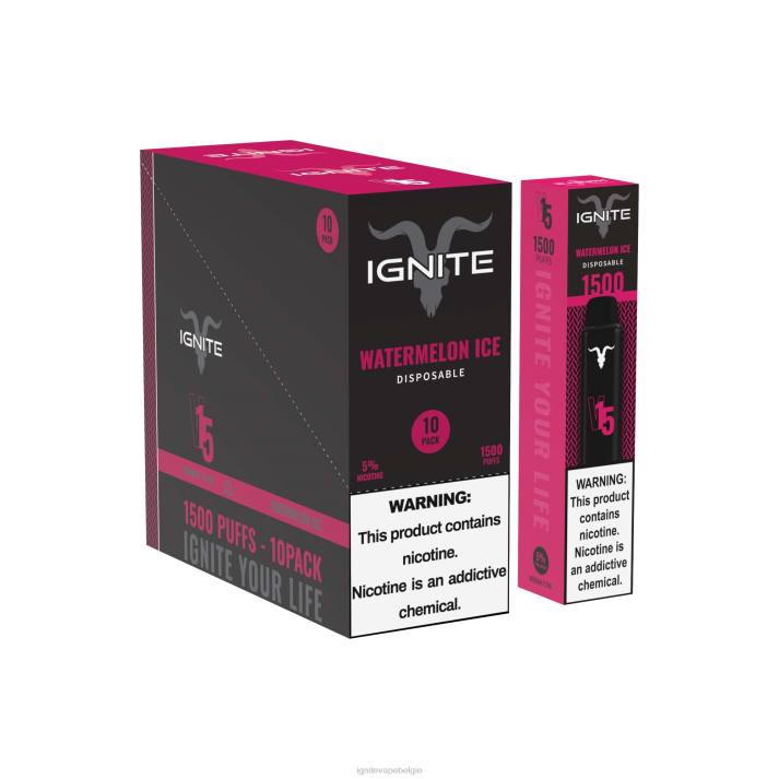 IGNITE tobacco vape - groene appel perzik kiwi IGNITE V15 vape-pen 10-pack 0040T101