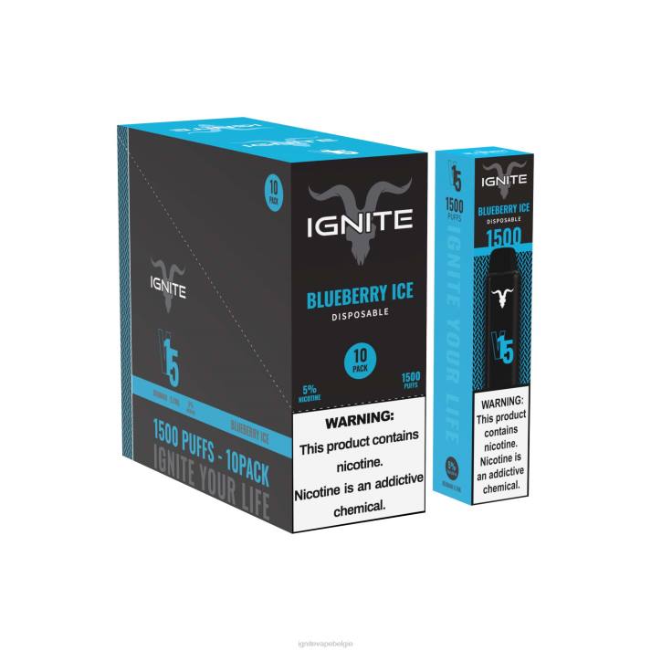 IGNITE tobacco vape - groene appel perzik kiwi IGNITE V15 vape-pen 10-pack 0040T101