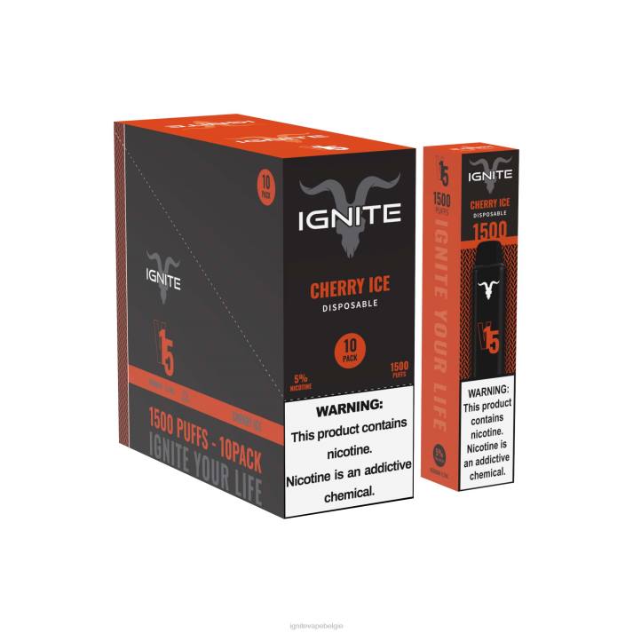 IGNITE tobacco vape - groene appel perzik kiwi IGNITE V15 vape-pen 10-pack 0040T101