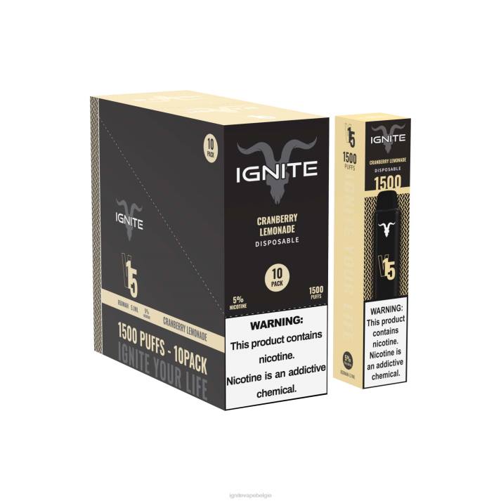 IGNITE tobacco vape - groene appel perzik kiwi IGNITE V15 vape-pen 10-pack 0040T101