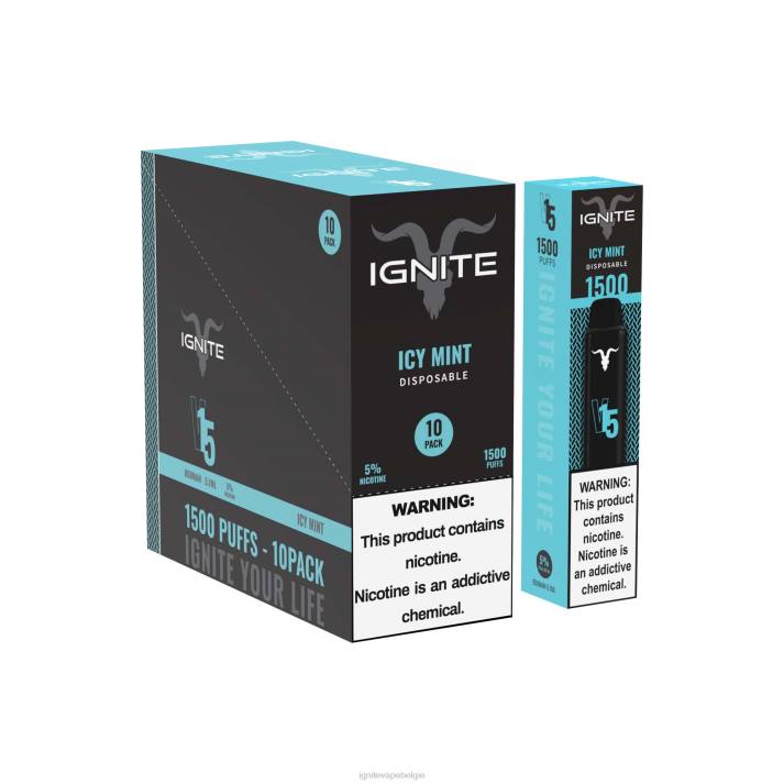 IGNITE tobacco vape - groene appel perzik kiwi IGNITE V15 vape-pen 10-pack 0040T101