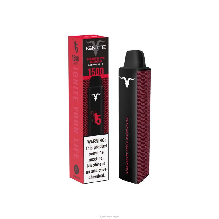 IGNITE vape Belgium - kersen ijs IGNITE V15 vape-pen 0040T109