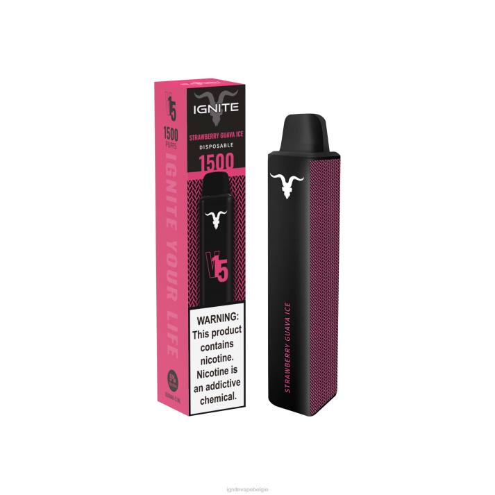 IGNITE vape Brussel - blauw razz-ijs IGNITE V15 vape-pen 0040T107