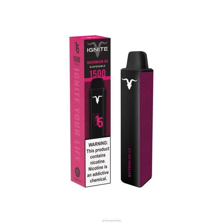 IGNITE vape Brussel - blauw razz-ijs IGNITE V15 vape-pen 0040T107