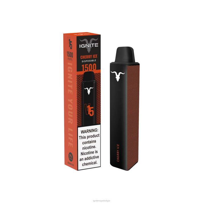 IGNITE vape Brussel - blauw razz-ijs IGNITE V15 vape-pen 0040T107
