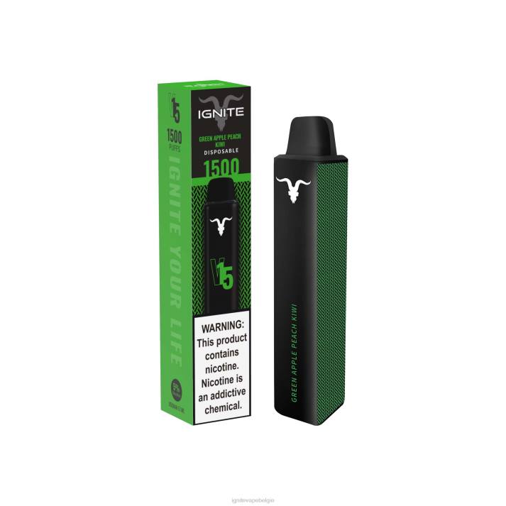 IGNITE vape Brussel - blauw razz-ijs IGNITE V15 vape-pen 0040T107