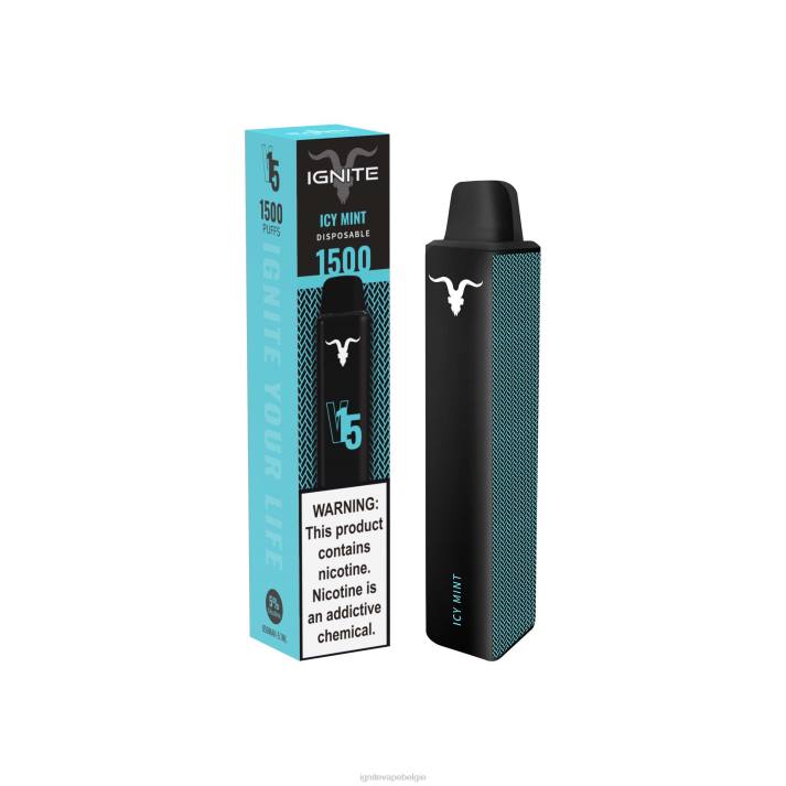 IGNITE vape Brussel - blauw razz-ijs IGNITE V15 vape-pen 0040T107