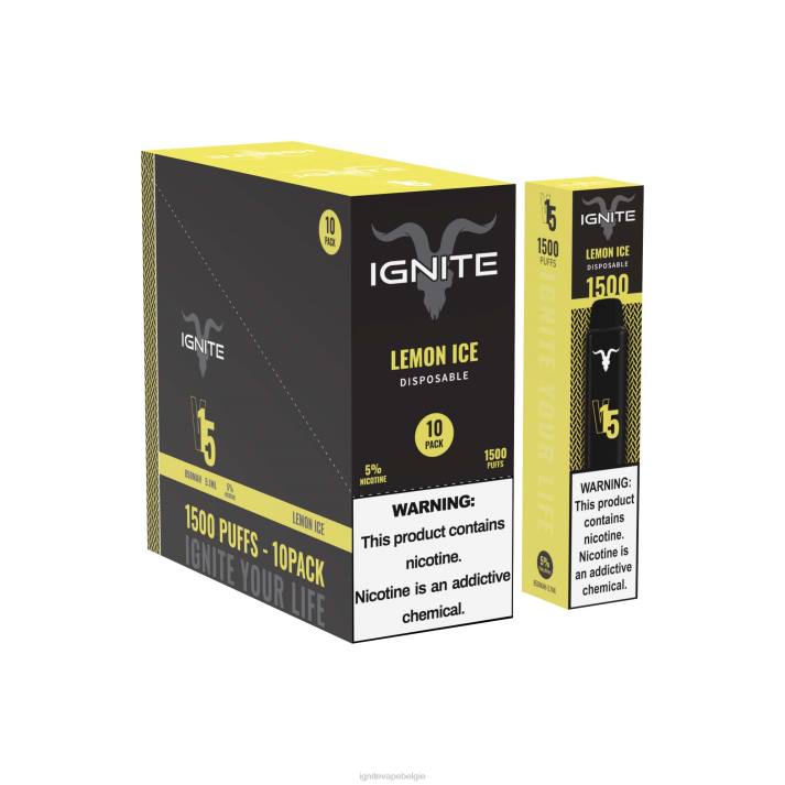 IGNITE vape nicotine - aardbei-guave-ijs IGNITE V15 vape-pen 10-pack 0040T105