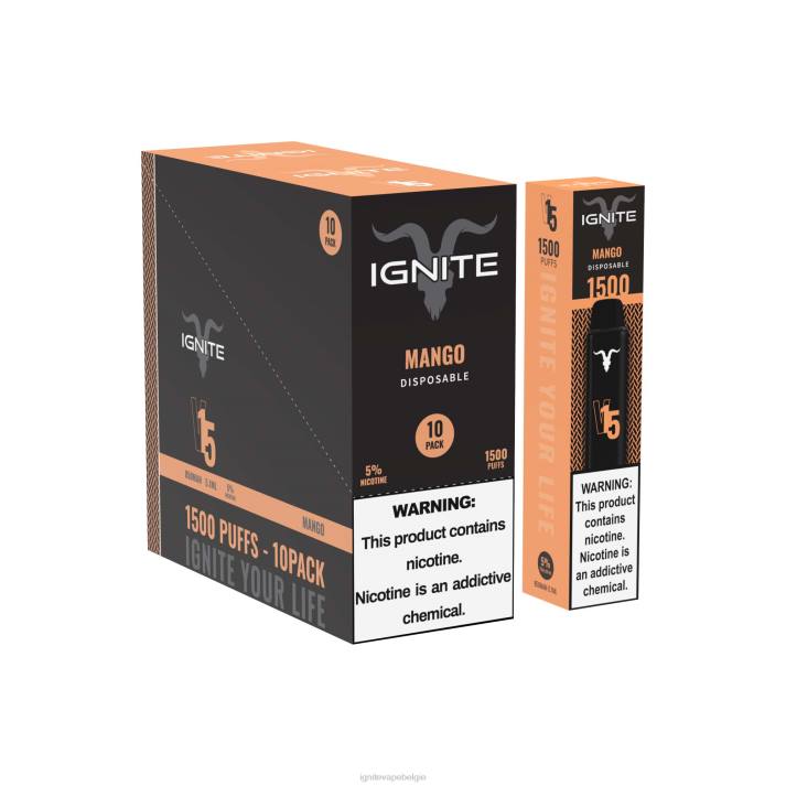 IGNITE vape nicotine - aardbei-guave-ijs IGNITE V15 vape-pen 10-pack 0040T105